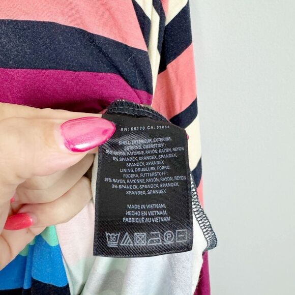 ANTHROPOLOGIE | MAEVE Davina Layered Stripe Print Dress Women’s Size Small - Picture 9 of 9